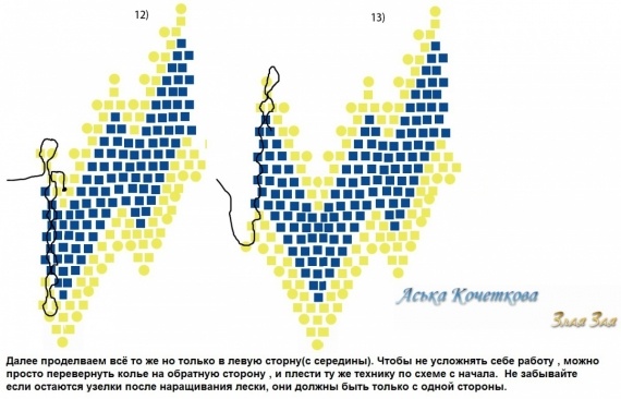 Схемы: Альбом пользователя viktori2010: Плетение молния