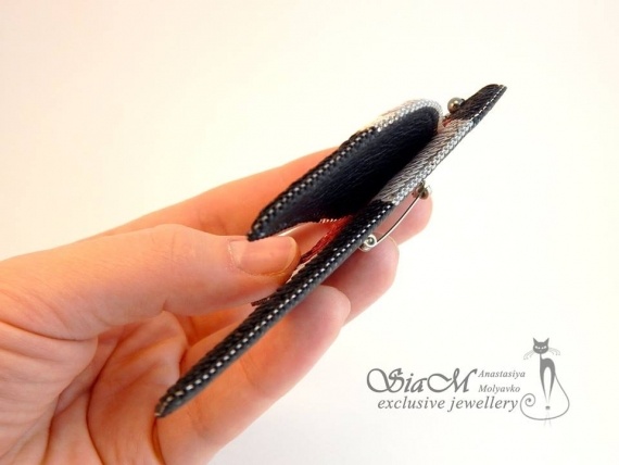 Альбом пользователя Anastasiya3300: Брошечка Снегирь по уроку Марии Вуколовой