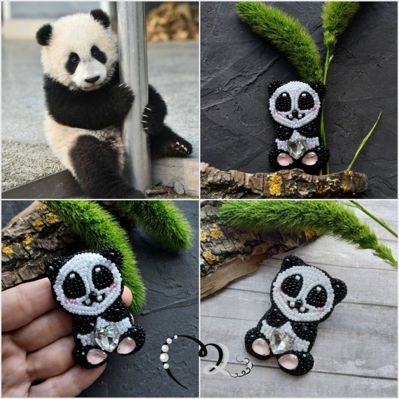 Альбом пользователя ЯMariha65: Брошки Панда и С любовью