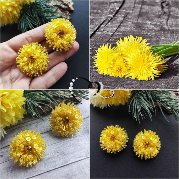 Альбом пользователя ЯMariha65: Серьги Одуванчики