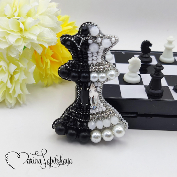 Альбом пользователя ЯMariha65: Брошь Шахматная королева