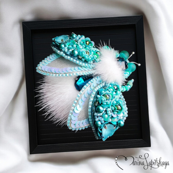 Альбом пользователя ЯMariha65: Броши Бирюзовые жуки