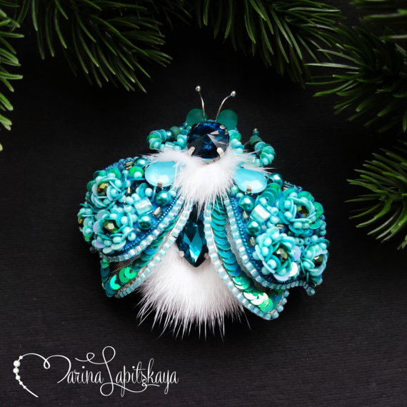 Альбом пользователя ЯMariha65: Броши Бирюзовые жуки