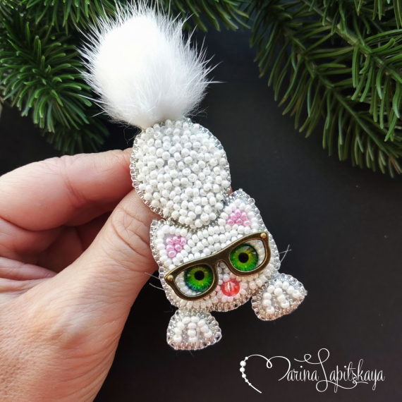 Альбом пользователя ЯMariha65: Броши Снежок и Пушок