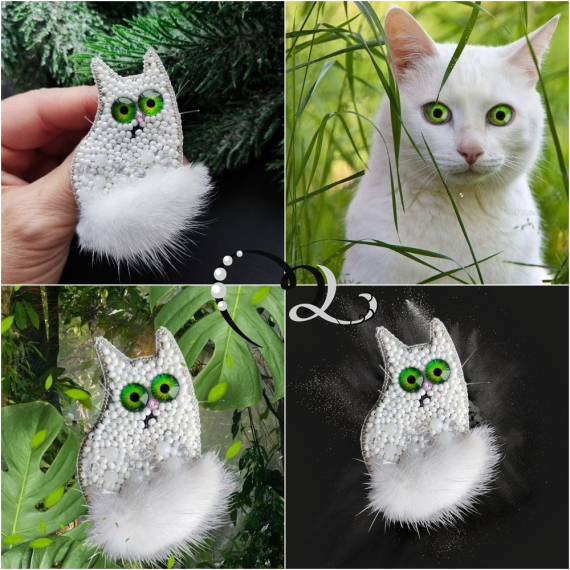 Альбом пользователя ЯMariha65: Броши Снежок и Пушок