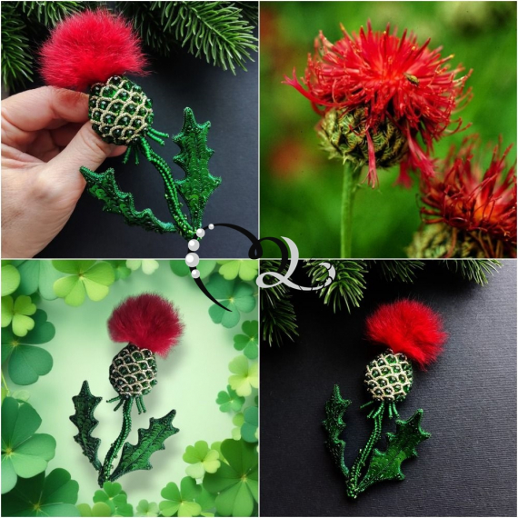 Альбом пользователя ЯMariha65: Брошь Чертополох