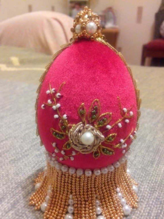 Альбом пользователя Nataлья: Мое яичко ко Христову дню.Наконец то доделала маковку и подставку.Спасибо Ларисе Чайка