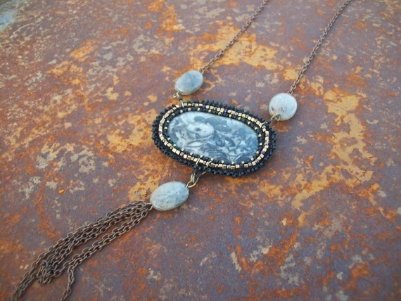 Альбом пользователя Goulnara: Колье с жеодой и разные окаменелости