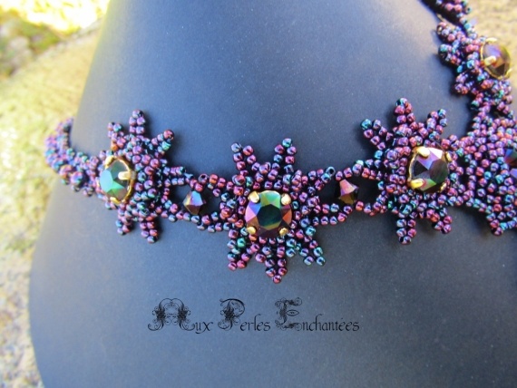 Альбом пользователя Beads29: Dark rainbow колье