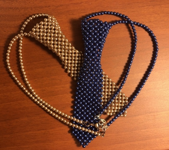 Женские галстуки (4 вида) — Бисерок