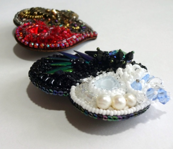 Альбом пользователя NinaVV: Броши Сердце или Биполярность))