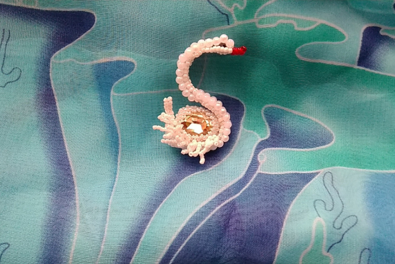 Альбом пользователя Азалия09: брошь Лебедь белая