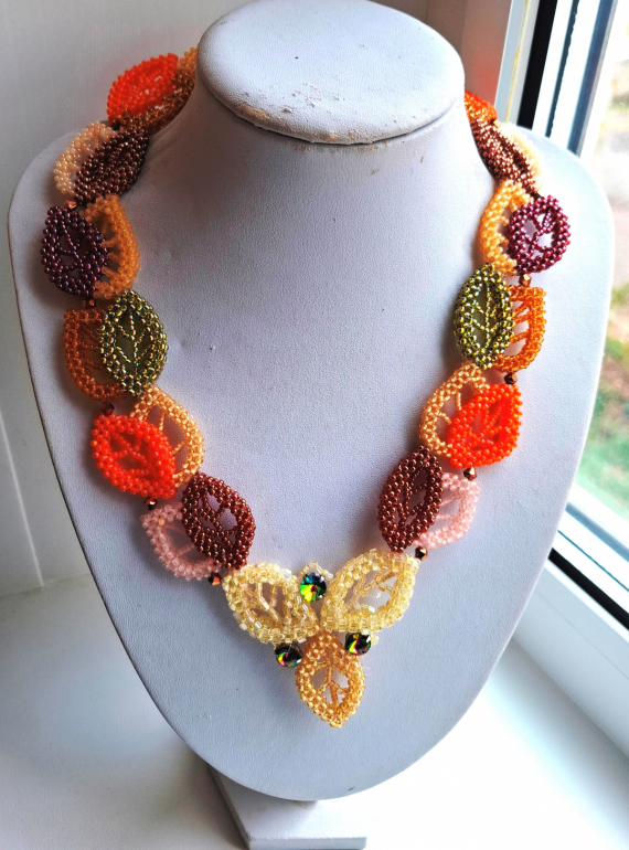 Альбом пользователя Азалия09: Колье Осенние листья