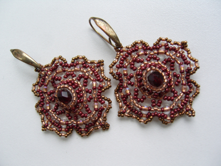 Альбом пользователя Виктория777: Ажурные серьги Восточный аромат