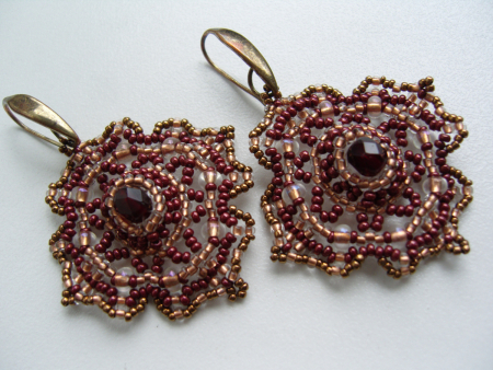 Альбом пользователя Виктория777: Ажурные серьги Восточный аромат