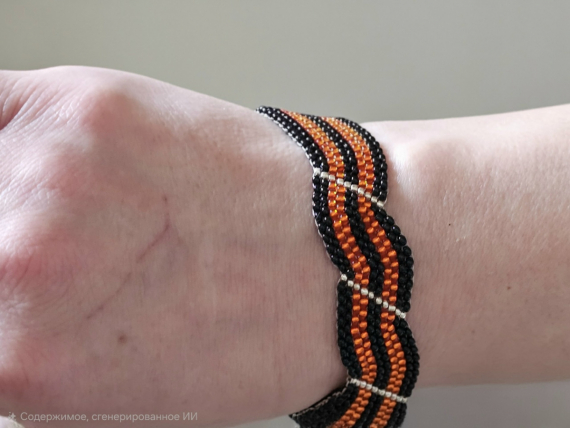 Альбом пользователя ElenaQueen: Георгиевская ленточка.Браслет +МК(ссылка)