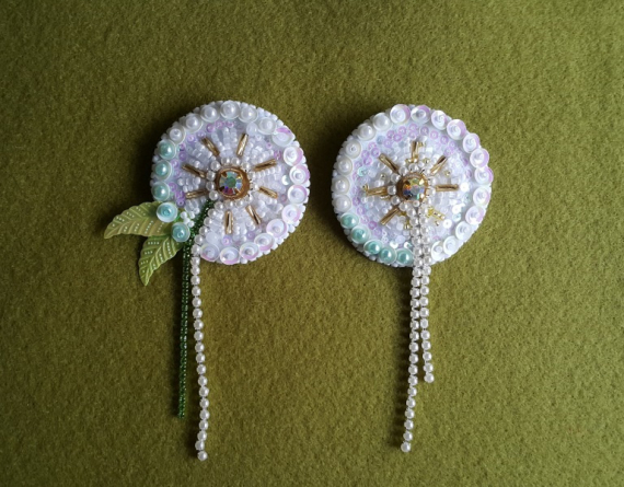 Альбом пользователя АсяZ: Брошь Одуванчик.