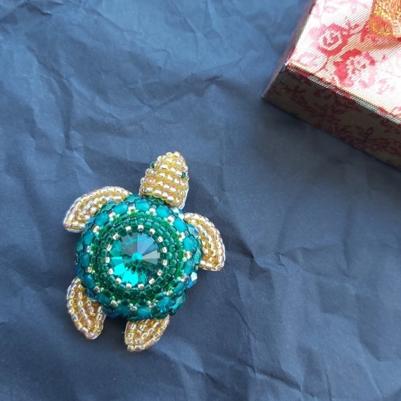 Альбом пользователя ИринаVesna: Брошь Черепашка 3