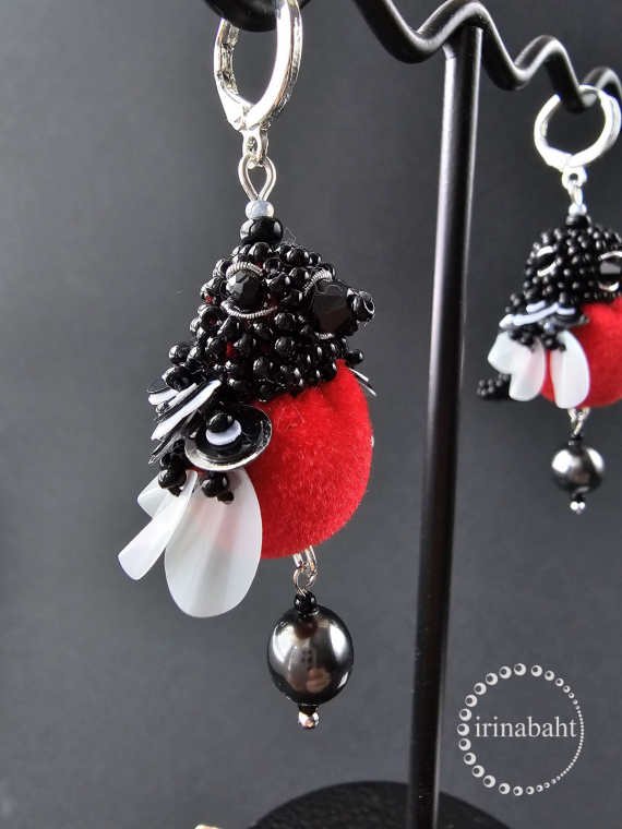 Альбом пользователя ИринаVesna: Серьги Снегири