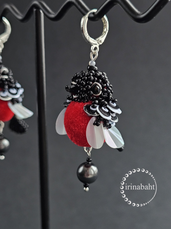 Альбом пользователя ИринаVesna: Серьги Снегири