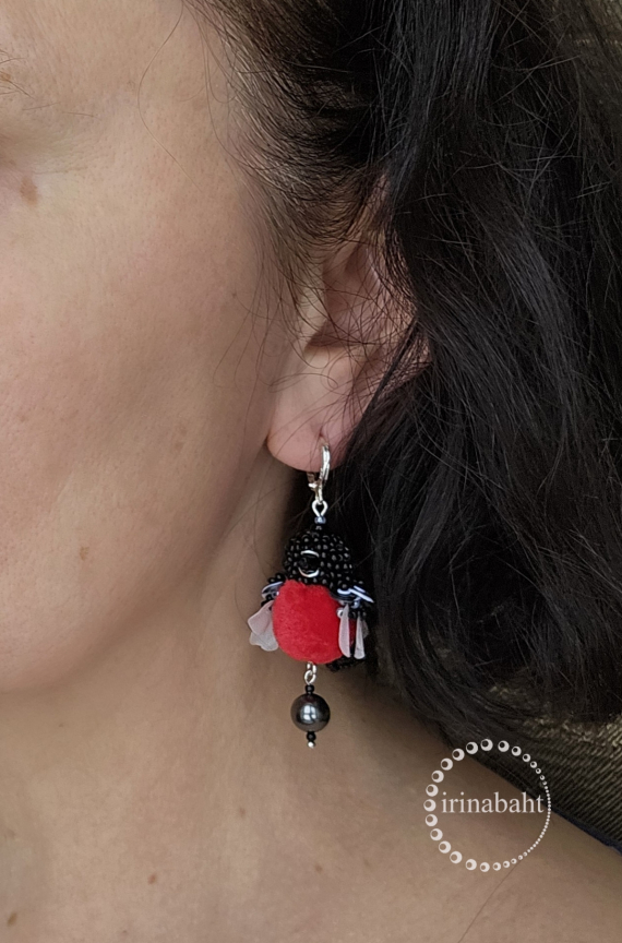 Альбом пользователя ИринаVesna: Серьги Снегири