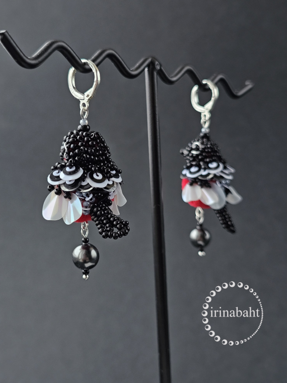 Альбом пользователя ИринаVesna: Серьги Снегири