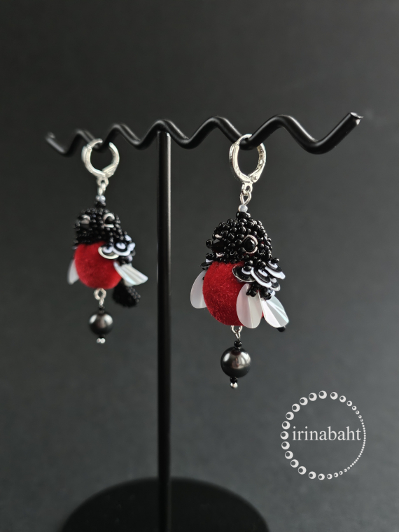 Альбом пользователя ИринаVesna: Серьги Снегири