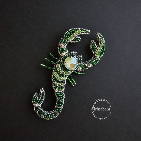 Альбом пользователя ИринаVesna: Брошь Скорпион