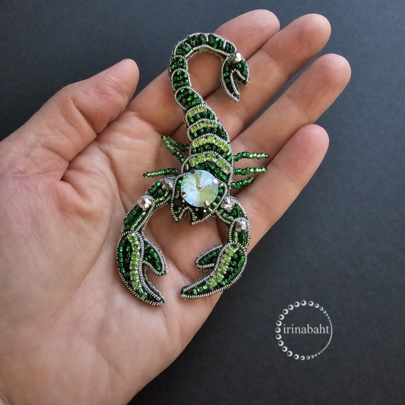 Альбом пользователя ИринаVesna: Брошь Скорпион