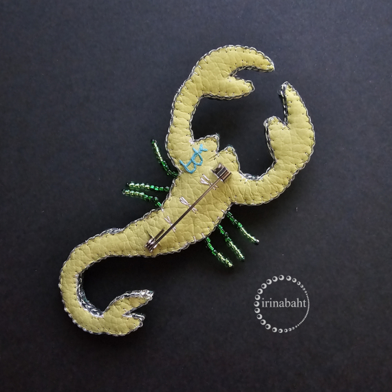 Альбом пользователя ИринаVesna: Брошь Скорпион