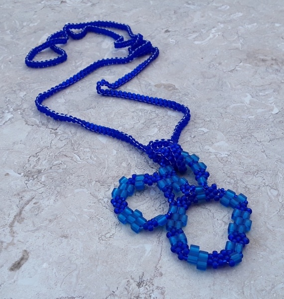 Альбом пользователя Portulaka: Синева. Фриформ кулон, браслет и спираль