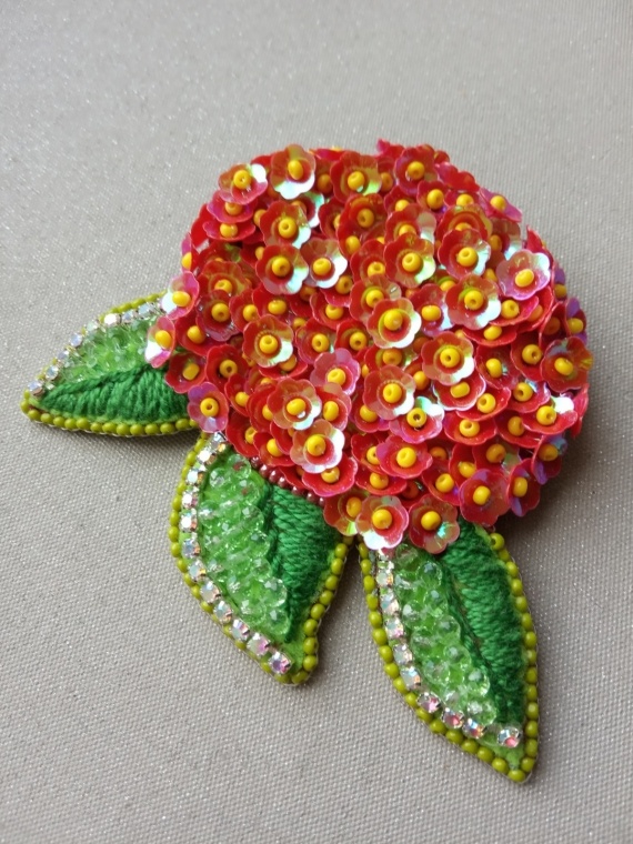 Альбом пользователя Tamar: Брошь Гортензия