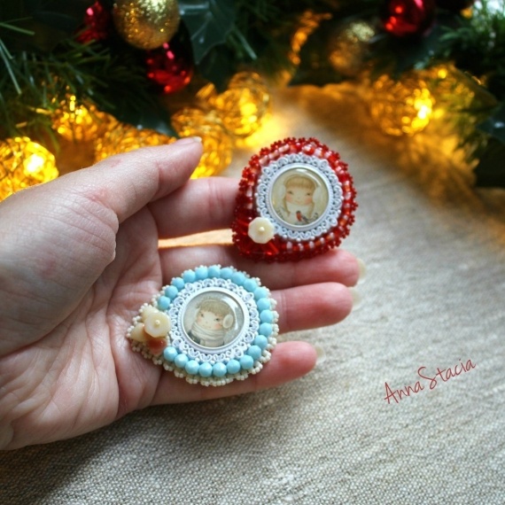 Альбом пользователя AnnaStacia: Набор брошек Кай и Герда