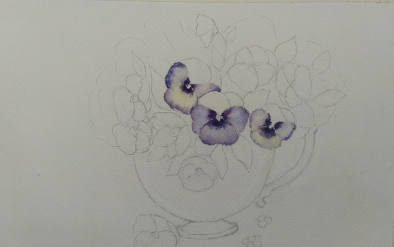 НЕбисерная лавка чудес: Букет в чашке