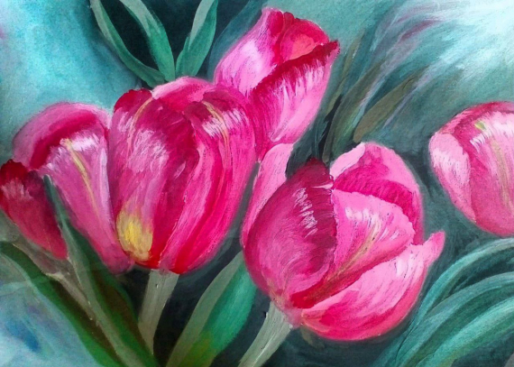НЕбисерная лавка чудес: Тюльпаны