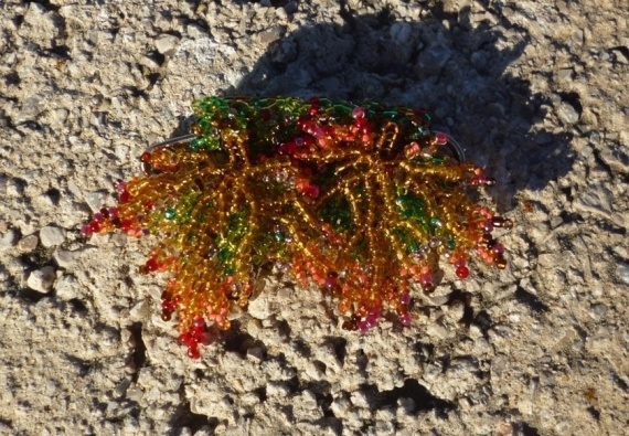 Альбом пользователя LanaGor: Осеннее разноцветье - брошка на сумку