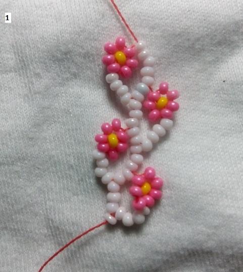 Мастер-классы: Плетение цепочки с цветочками. Мини МК