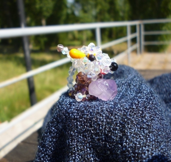 Альбом пользователя LanaGor: Тотем бисероплета: Хомяк (с камнем)