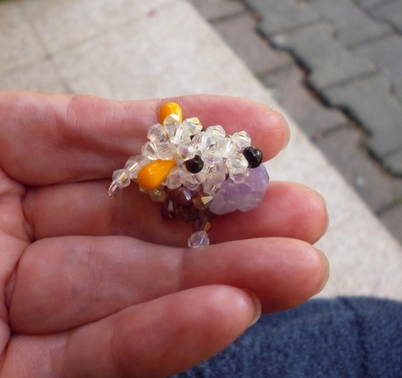 Альбом пользователя LanaGor: Тотем бисероплета: Хомяк (с камнем)