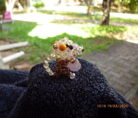 Альбом пользователя LanaGor: Тотем бисероплета: Хомяк (с камнем)