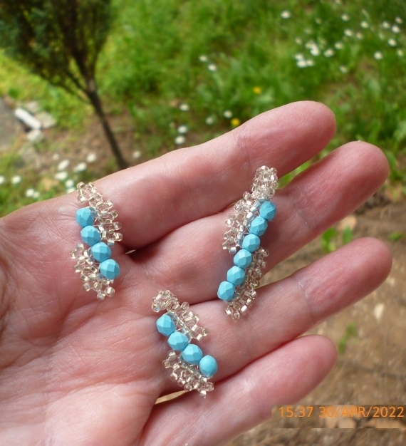 Альбом пользователя LanaGor: Серьги и кулон - хрустально-голубой комплект