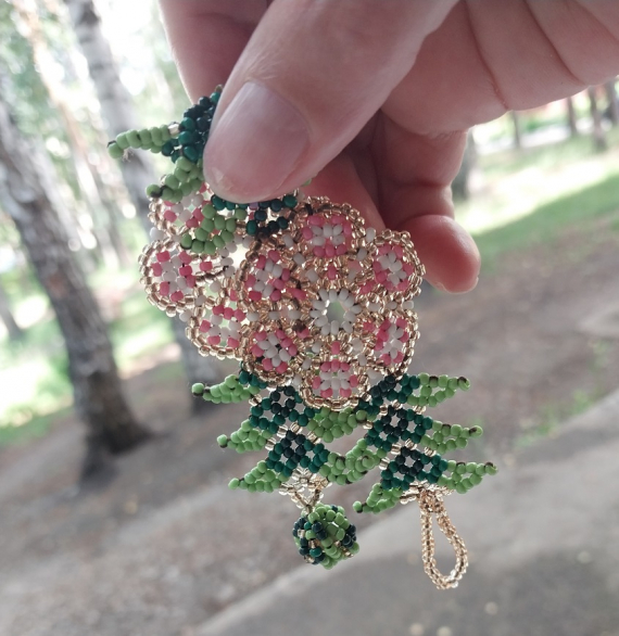 Альбом пользователя LanaGor: Браслет уичольский в розово-золотом