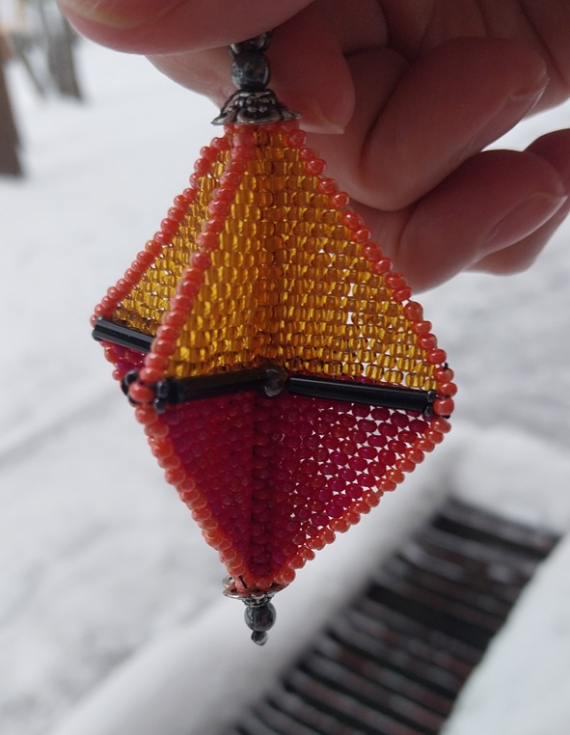 Альбом пользователя LanaGor: Подвеска или елочная игрушка Жесть какая геометрия