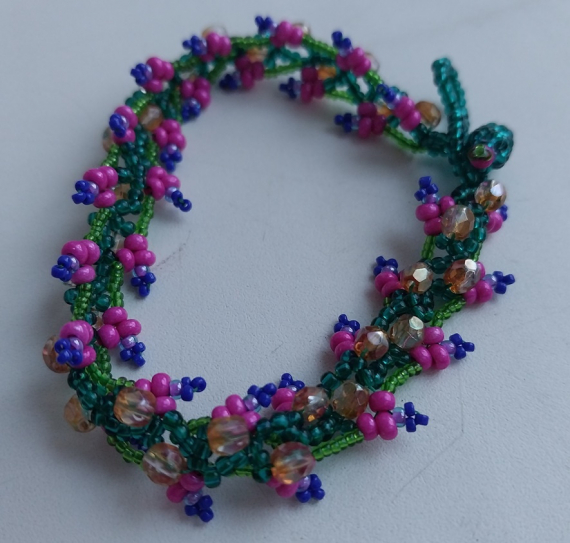 Альбом пользователя LanaGor: Браслет Фуксия по схеме Стефани Дж. Эдди