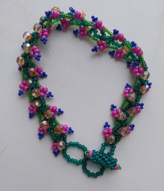 Альбом пользователя LanaGor: Браслет Фуксия по схеме Стефани Дж. Эдди