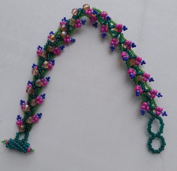 Альбом пользователя LanaGor: Браслет Фуксия по схеме Стефани Дж. Эдди