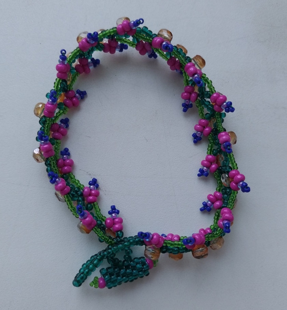 Альбом пользователя LanaGor: Браслет Фуксия по схеме Стефани Дж. Эдди