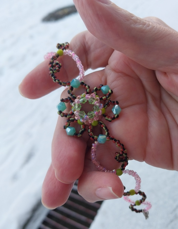 Альбом пользователя LanaGor: Браслет - Цветочек в кружавчиках