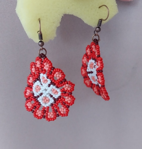 Альбом пользователя LanaGor: Уичольские серьги. Крупные. Две пары