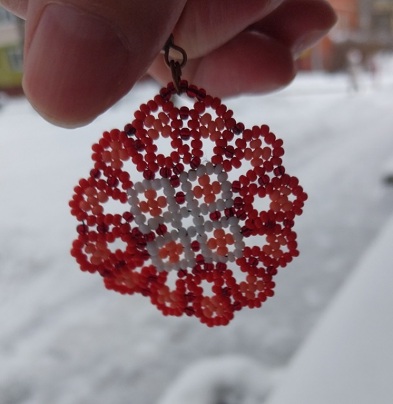 Альбом пользователя LanaGor: Уичольские серьги. Крупные. Две пары